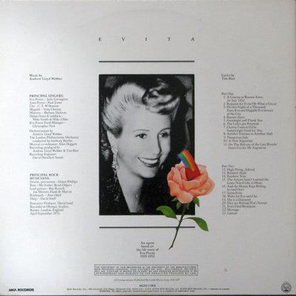 Andrew Lloyd Webber And Tim Rice / Evita - 2LP Used