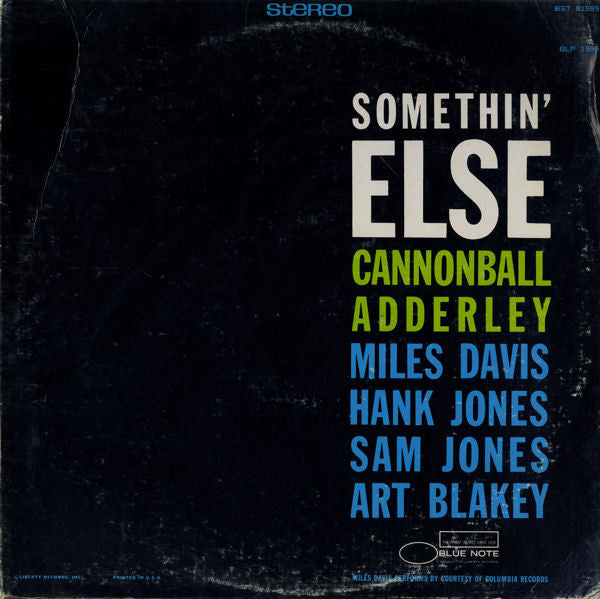 Cannonball Adderley / Somethin' Else - LP Used - www.Shopthatapp.com