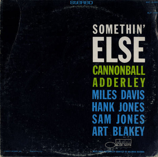 Cannonball Adderley / Somethin' Else - LP Used - www.Shopthatapp.com
