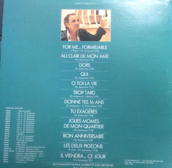 Charles Aznavour / Qui (Volume 4) - LP USED - www.Shopthatapp.com
