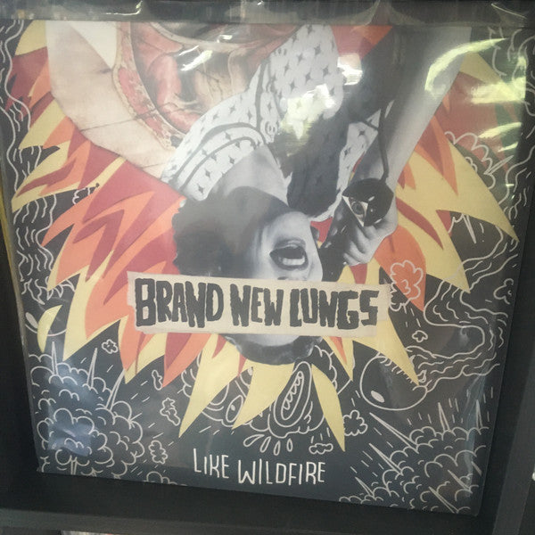 Brand New Lungs / Like Wildfire - LP Used clear / yellow orange splatter - www.Shopthatapp.com