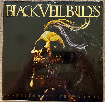 Black Veil Brides / Re-Stitch These Wounds - LP Used Neon Yellow and Black Merge - www.Shopthatapp.com