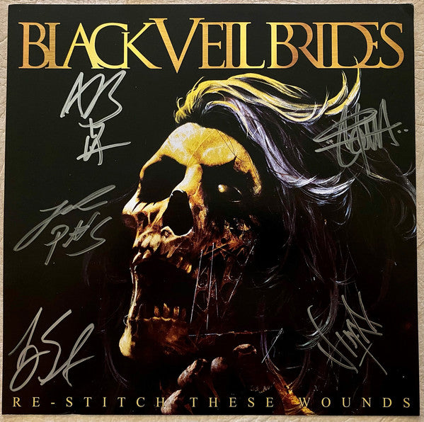 Black Veil Brides / Re-Stitch These Wounds - LP Used Neon Yellow and Black Merge - www.Shopthatapp.com
