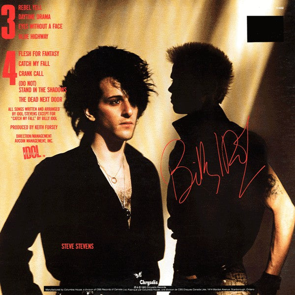 Billy Idol / Rebel Yell - LP Used - www.Shopthatapp.com