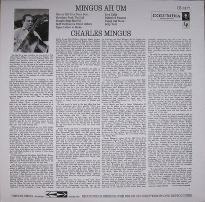Charles Mingus / Mingus Ah Um - LP (Used) - www.Shopthatapp.com