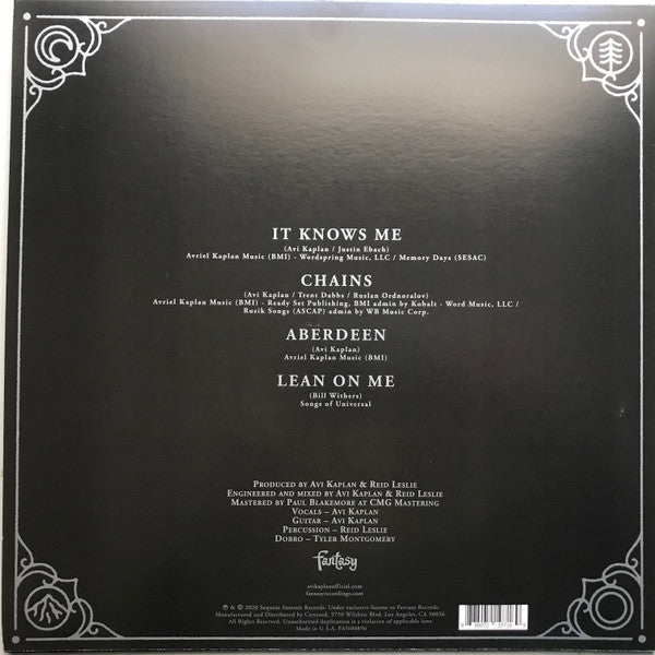 Avi Kaplan / Lean On Me - LP - www.Shopthatapp.com
