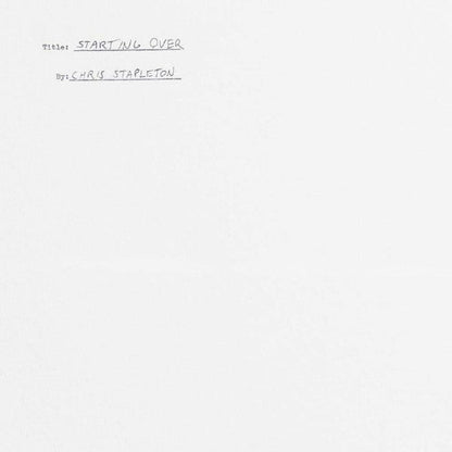 Chris Stapleton / Starting Over - LP (Used) - www.Shopthatapp.com