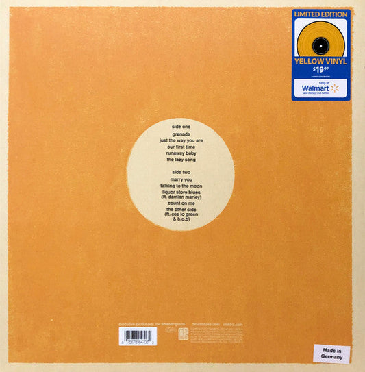 Bruno Mars / Doo-Wops & Hooligans - LP YELLOW - www.Shopthatapp.com