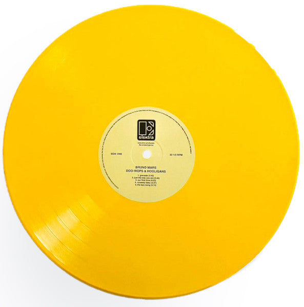 Bruno Mars / Doo-Wops & Hooligans - LP YELLOW - www.Shopthatapp.com