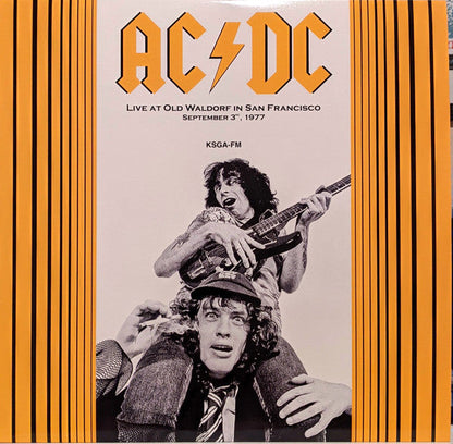 AC/DC / Live At The Old Waldorf San Francisco September 3, 1977. KSGA-FM (Red Vinyl) - LP - www.Shopthatapp.com