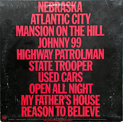 Bruce Springsteen / Nebraska - LP (Used) - www.Shopthatapp.com