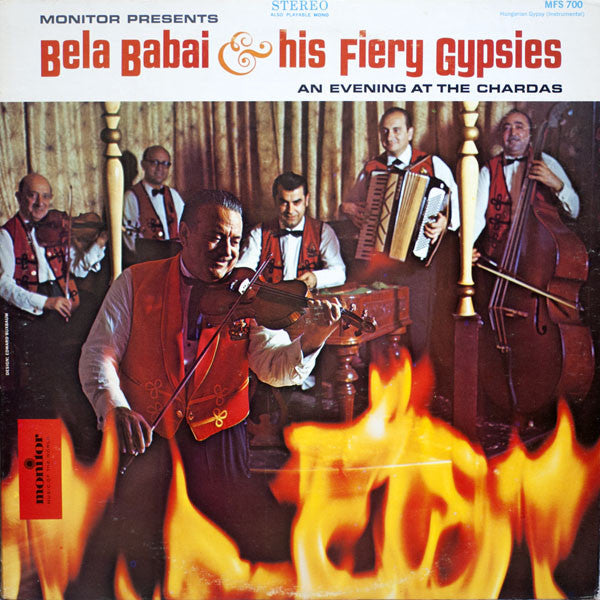 Bela Babai & Fiery Gypsies / An Evening At The Chardas - LP (used) - www.Shopthatapp.com