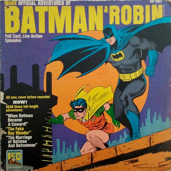 Batman & Robin / More Official Adventures Of Batman & Robin - LP Used - www.Shopthatapp.com