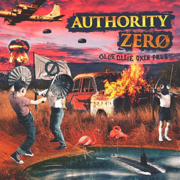 Authority Zero ‎/ Ollie Ollie Oxen Free - LP GREEN - www.Shopthatapp.com