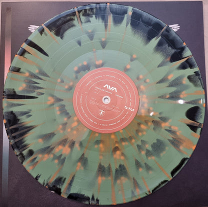 Angels & Airwaves / Lifeforms - LP Black / Olive Green (A-Side / B-Side) [Smush] With Orange Splatter