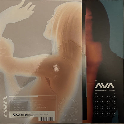 Angels & Airwaves / Lifeforms - LP Black / Olive Green (A-Side / B-Side) [Smush] With Orange Splatter