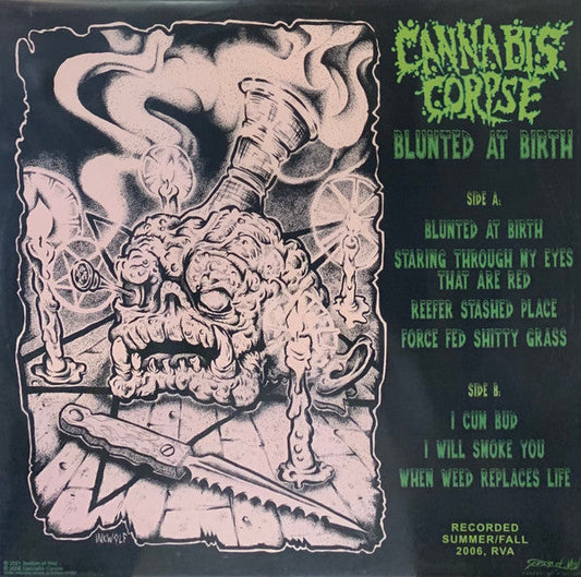 Cannabis Corpse / Blunted At Birth - LP - www.Shopthatapp.com