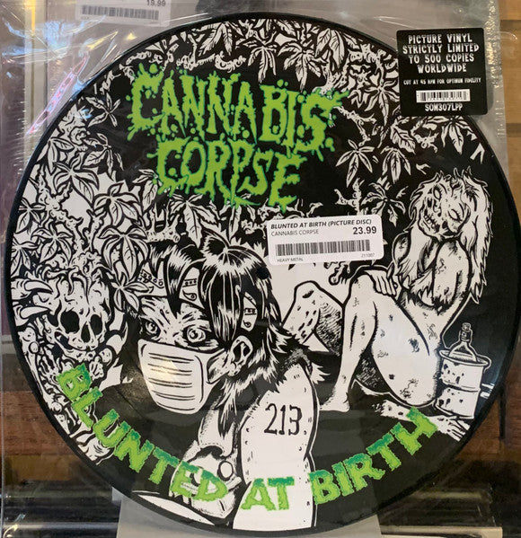 Cannabis Corpse / Blunted At Birth - LP PICT DISC - www.Shopthatapp.com