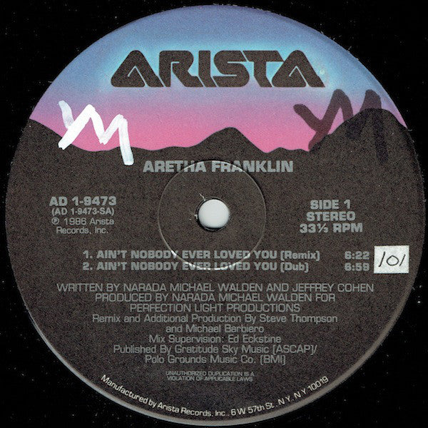 Aretha Franklin ‎/ Ain't Nobody Ever Loved You - LP 12" Used