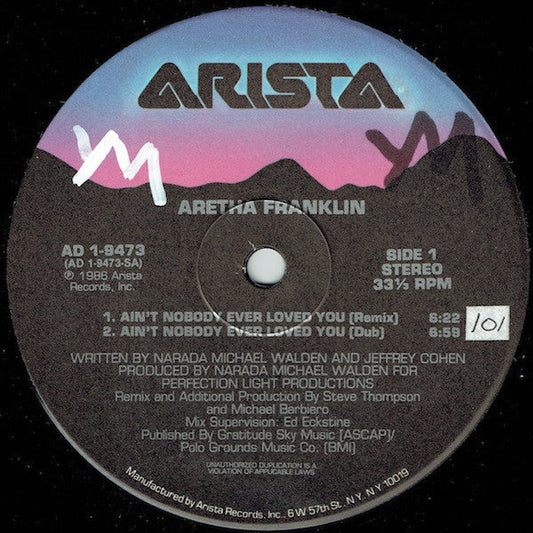 Aretha Franklin ‎/ Ain't Nobody Ever Loved You - LP 12" Used