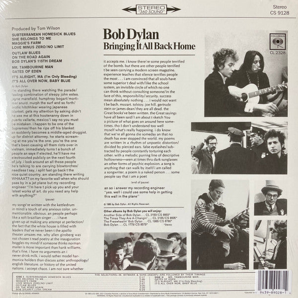 Bob Dylan / Bringing It All Back Home - LP - www.Shopthatapp.com