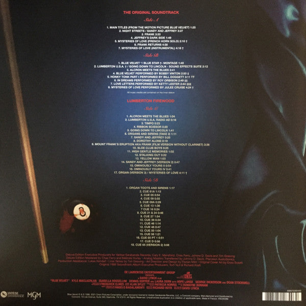 Angelo Badalamenti / Blue Velvet (O.S.T) - 2LP MARBLE