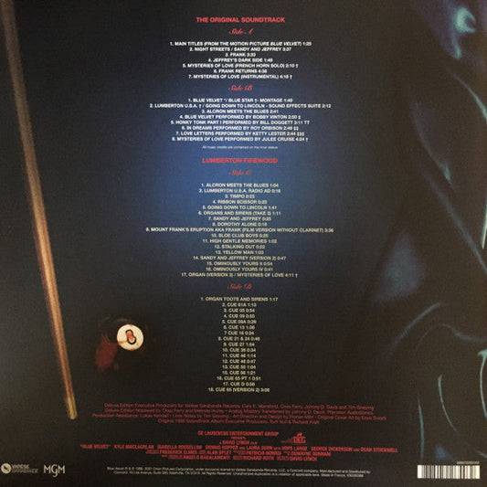 Angelo Badalamenti / Blue Velvet (O.S.T) - 2LP MARBLE