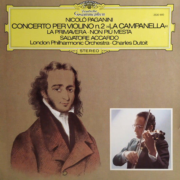 Charles Dutoit, Niccolò Paganini / Concerto Per Violino N. 2 »La Campanella« · La Primavera · Non Più Mesta - LP Used - www.Shopthatapp.com