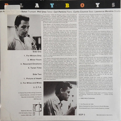 Chet Baker & Art Pepper / Playboys - LP USED - www.Shopthatapp.com
