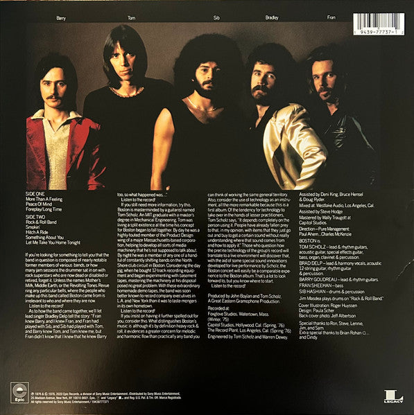 Boston / Boston - LP BLUE - www.Shopthatapp.com