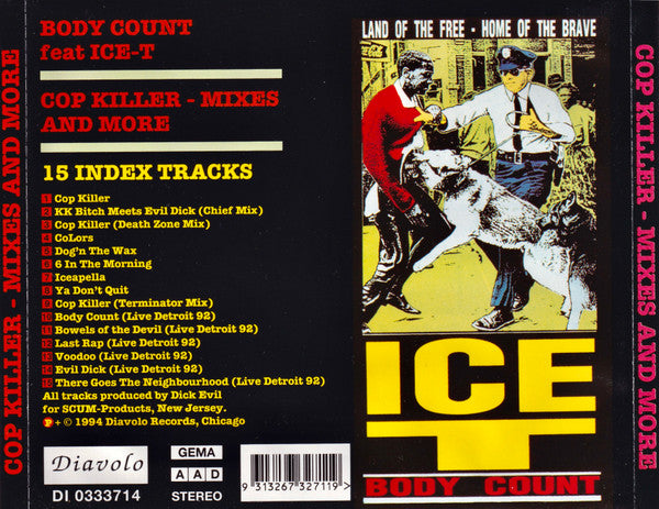 Body Count Feat Ice-T / Cop Killer Mixes - CD (Used) - www.Shopthatapp.com