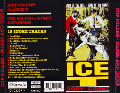 Body Count Feat Ice-T / Cop Killer Mixes - CD (Used) - www.Shopthatapp.com