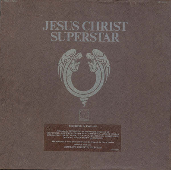 Andrew Lloyd Webber & Tim Rice / Jesus Christ Superstar - A Rock Opera - 2LP BOX Used