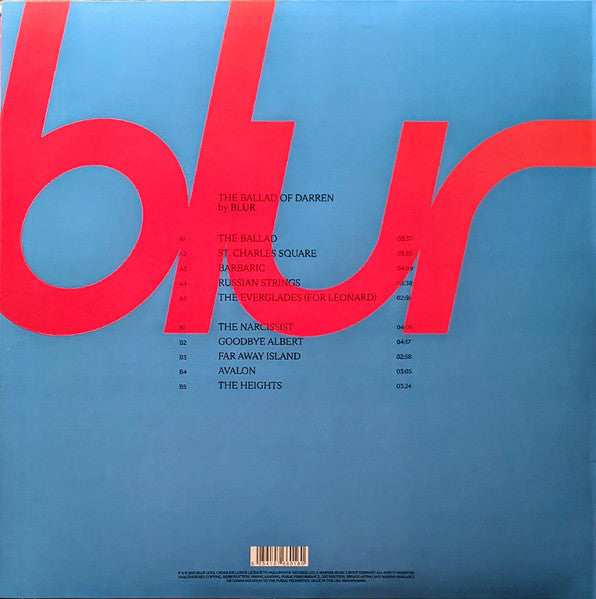 Blur / The Ballad Of Darren - LP COLOR - www.Shopthatapp.com