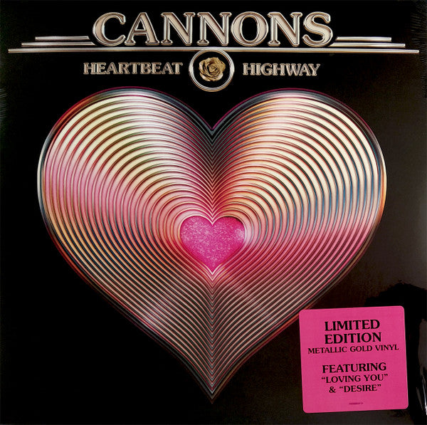 Cannons / Heartbeat Highway - LP GOLD - www.Shopthatapp.com