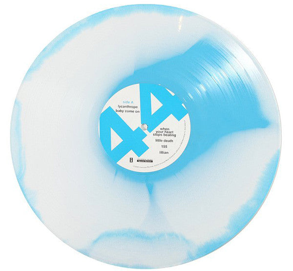 +44 / When Your Heart Stops Beating - LP Blue+White Swirl Used - www.Shopthatapp.com