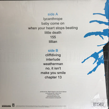 +44 / When Your Heart Stops Beating - LP Blue+White Swirl Used - www.Shopthatapp.com