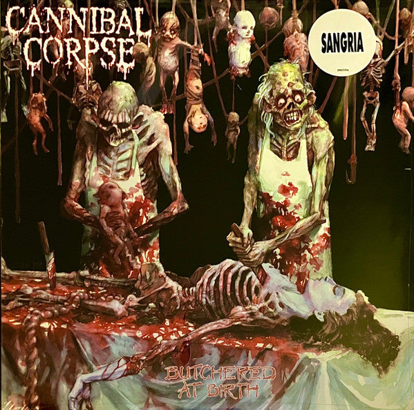 Cannibal Corpse / Butchered At Birth - LP SANGRIA - www.Shopthatapp.com