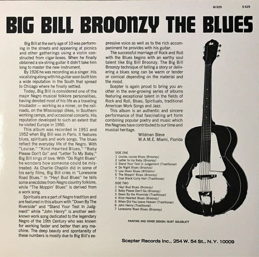 Big Bill Broonzy / The Blues - LP Used - www.Shopthatapp.com