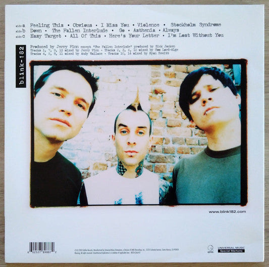 Blink-182 / Blink-182 - 2LP SPLATTER - www.Shopthatapp.com