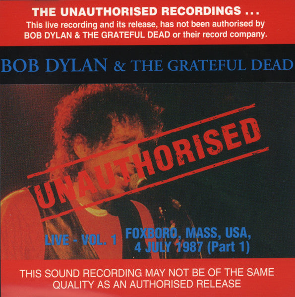 Bob Dylan & The Grateful Dead / Live Vol.1 - CD (Used) - www.Shopthatapp.com