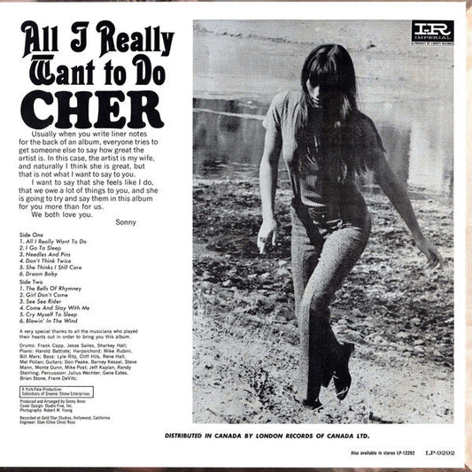 Cher / All I Really Want To Do - LP USED - www.Shopthatapp.com