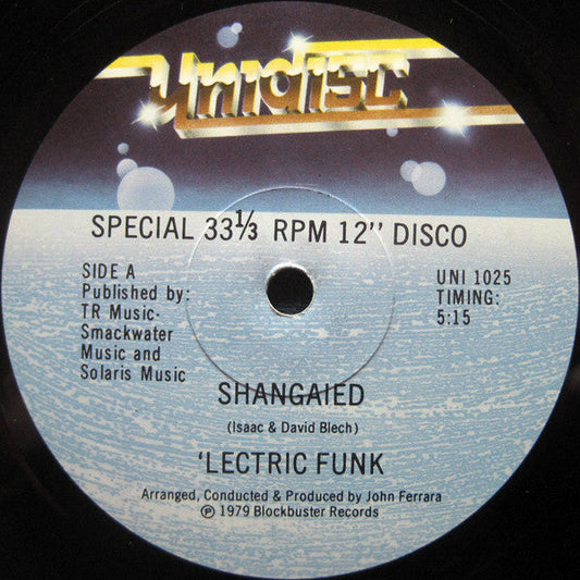'Lectric Funk / Shanghaied / Sweet Sensations - LP Used 12" - www.Shopthatapp.com