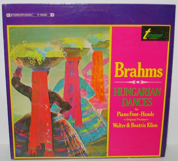 Brahms*, Walter* & Beatriz Klien ‎/ Hungarian Dances For Piano Four-Hands (Original Version) - LP (used) - www.Shopthatapp.com