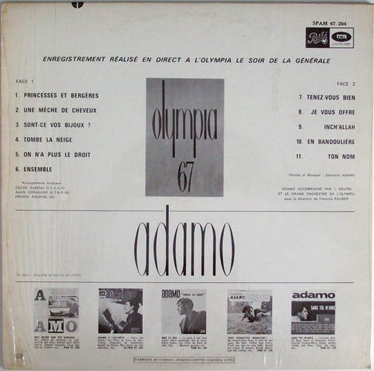 Adamo / Olympia 67 - LP USED