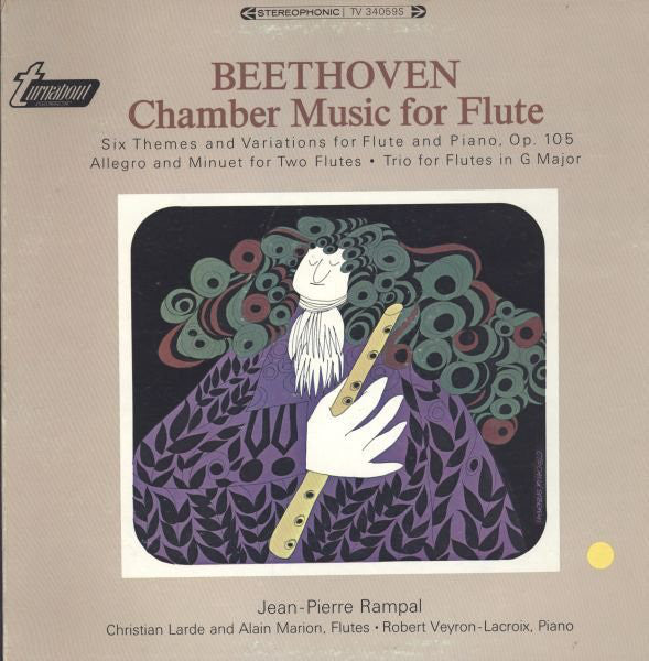 Beethoven* - Jean-Pierre Rampal ‎/ Chamber Music For Flute - LP (used) - www.Shopthatapp.com
