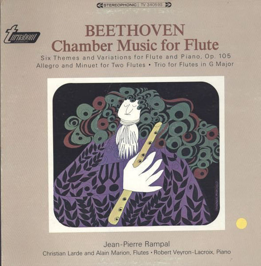 Beethoven* - Jean-Pierre Rampal ‎/ Chamber Music For Flute - LP (used) - www.Shopthatapp.com