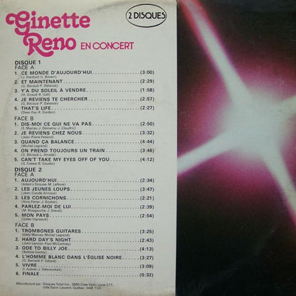 Ginette Reno / En Concert - LP USED - www.Shopthatapp.com