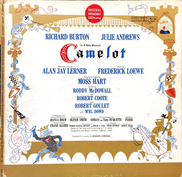 Alan Jay Lerner, Frederick Loewe / Julie Andrews, Richard Burton / Camelot (Broadway Cast) - LP Used - www.Shopthatapp.com