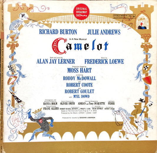 Alan Jay Lerner, Frederick Loewe / Julie Andrews, Richard Burton / Camelot (Broadway Cast) - LP Used - www.Shopthatapp.com
